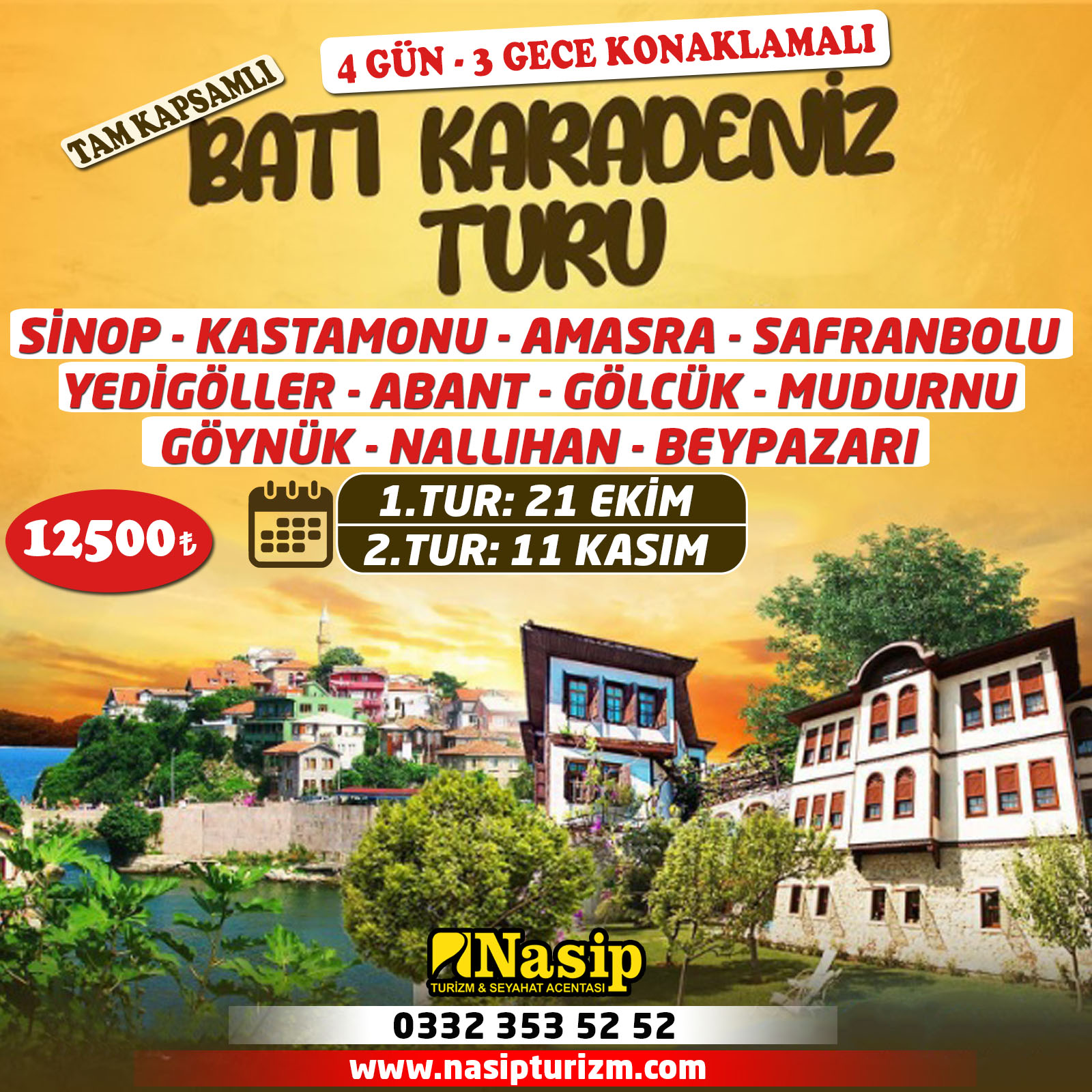 BATI KARADENİZ TURU 