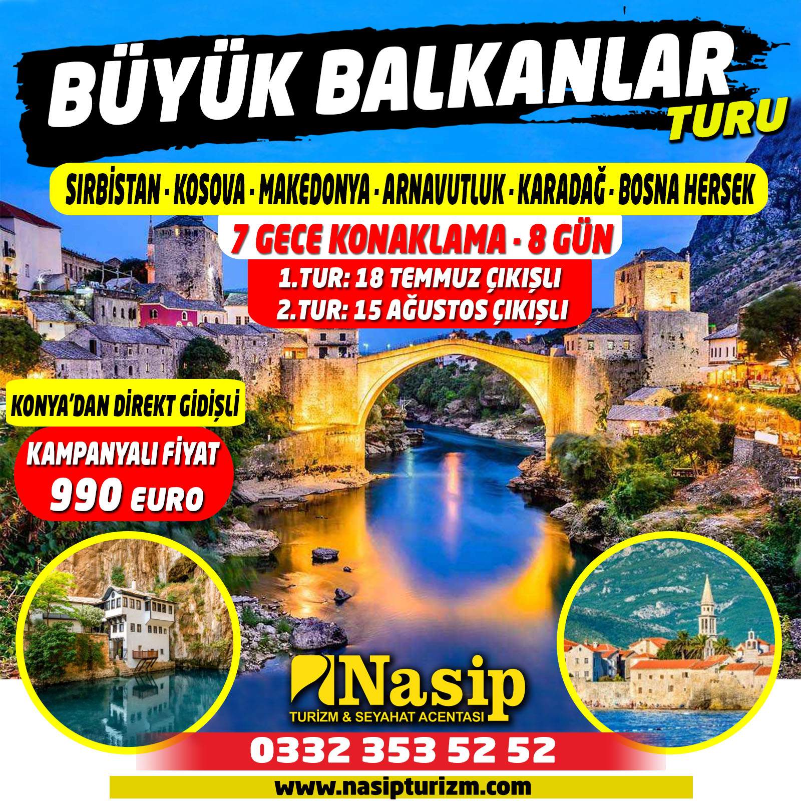 BÜYÜK BALKANLAR TURU