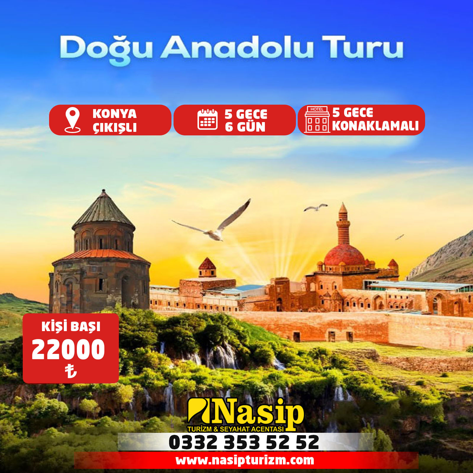 DOĞU ANADOLU TURU 6 GÜN 5 GECE