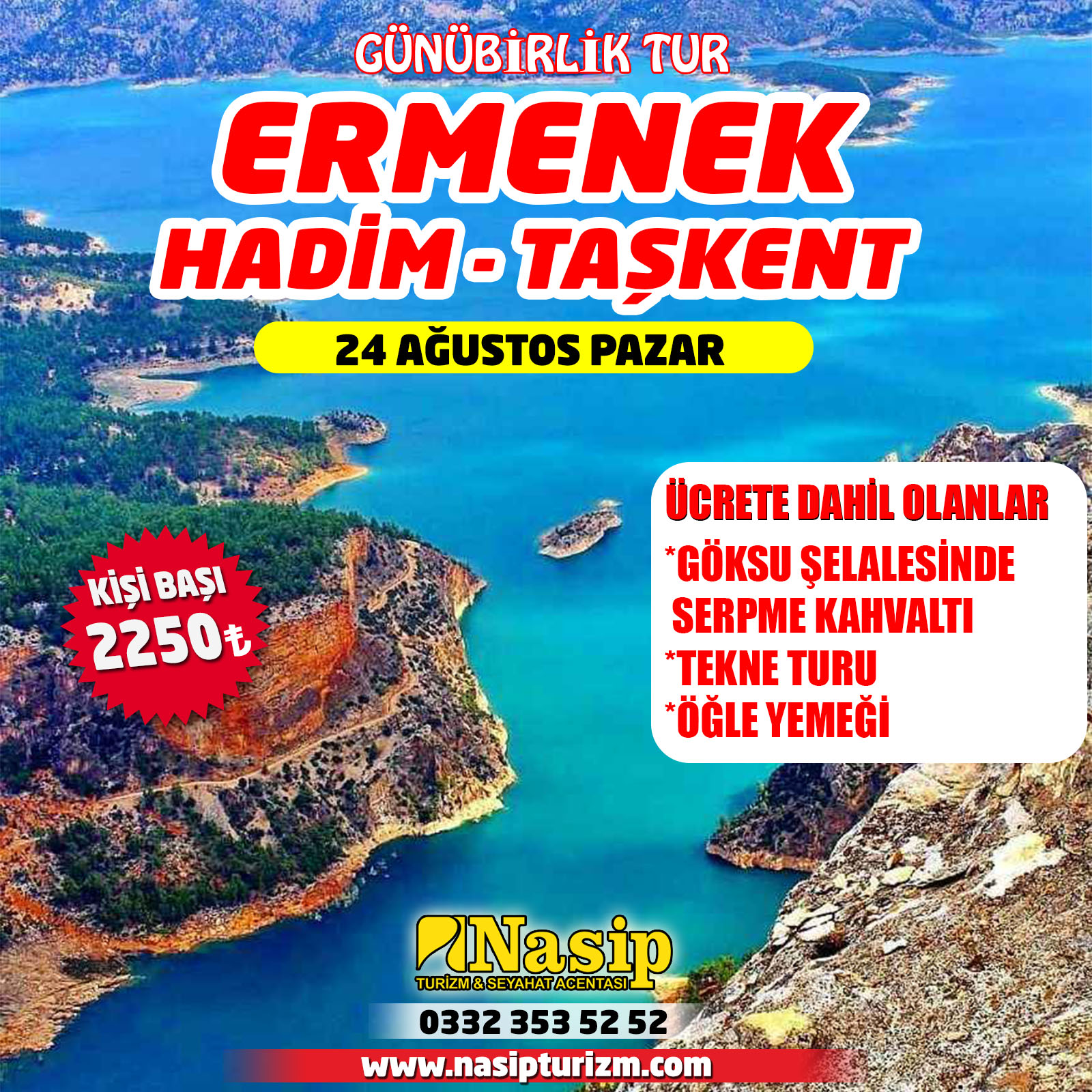 ERMENEK HADİM TAŞKENT TURU
